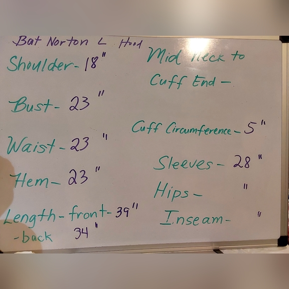 BatNorton Men Assymetric Hoodie Void Black Jacket Snap Button Punk Morph Sz L - Picture 12 of 12